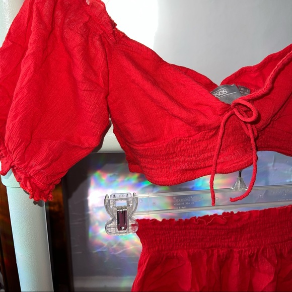 ❌SOLD❌ ASOS Red Two Piece Set - Picture 2 of 5